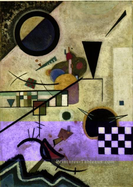 Contraste sonore Expressionnisme art abstrait Wassily Kandinsky Peintures à l'huile